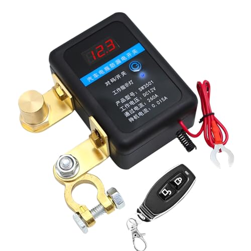 Ferntrennung der Batterie für LKW, Abschaltung der Autobatterie aus der Ferne – Leckschutz für Autobatterie 12 V | Intelligentes Autobatterie-Relais für Prote von Zvn Zojne