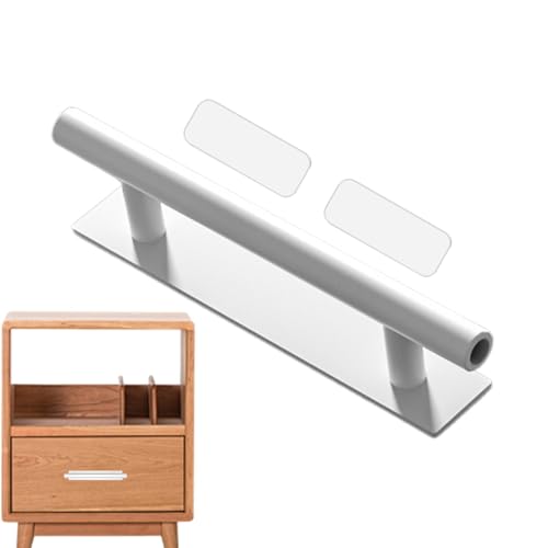 Griff zum Kleben, Klebegriff, Schrankgriffe für Schrank, zum Abziehen und Aufkleben | Die selbstklebende Schublade Push Pull Helper zieht ergonomisch für Schrank aus Glasholz von Zvn Zojne