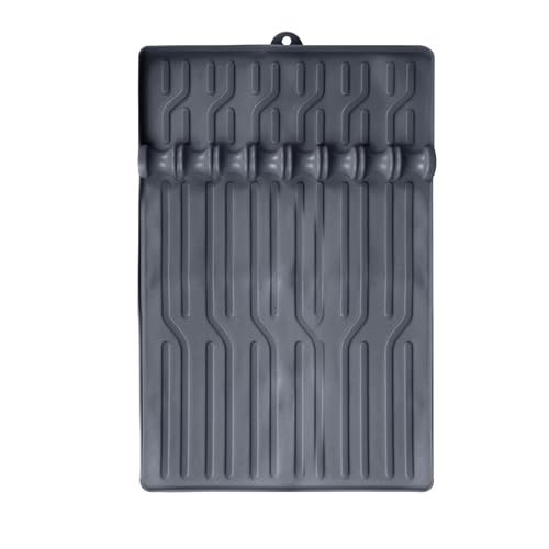 Grillmatte aus Silikon, Heizwerkzeugmatte aus Silikon, Grillutensilienhalter | Tischmatte für Grill-Seitenregal für eine effektive Organisation von Us von Zvn Zojne