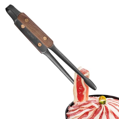 Grillzange zum Grillen – Grillzange aus Edelstahl | Lebensmittelpinzette mit langem Griff | Multifunktionale Kochzange, rutschfeste Lebensmittelzangen | Pinzetten von Zvn Zojne