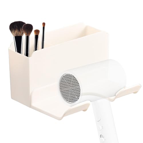 Haartrockner-Organizer, Haartrocknerhalter | Wandhalterung für Glätteisen-Organizer – selbstklebender Badezimmer-Tresen-Organizer für Haartrockner, für Badezimmer und Haartrockner-Organizer, Haartrocknerhalter | Wandhalterung für Glätteisen-Organizer – selbstklebender Badezimmer-Tresen-Organizer für Haartrockner, für Badezimmer und von Zvn Zojne