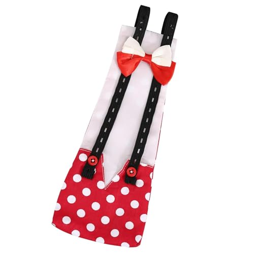 Hähnchenwindeln – waschbare Windeln Ente | Wiederverwendbare Windeln für Haustiere mit Schmetterlingsschleifen | Verstellbare Geflügelwindeln für Hühnerkleidung | Auslaufsichere Windeln für Kleidung von Zvn Zojne