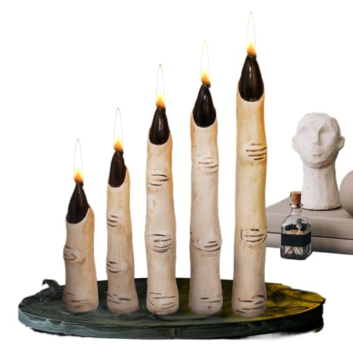 Halloween-Hexenfingerkerzen – Halloween-Fingerkerzen | Halloween-Fingerkerzen mit schwarzen Nägeln | gruselige und realistische Horror-Fingerkerze für L Halloween-Hexenfingerkerzen – Halloween-Fingerkerzen | Halloween-Fingerkerzen mit schwarzen Nägeln | gruselige und realistische Horror-Fingerkerze für L von Zvn Zojne