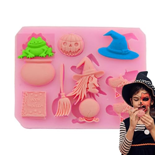 Halloween-Kuchenform – Halloween-Kuchenform | Silikonform für Horrorkuchen | gruselige Schokoladenformen, Fondant-Kuchenform | Backformen von H von Zvn Zojne