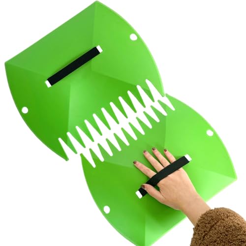 Handrechen für Laubschaufeln, tragbare Laubschaufel | Handrechen | Laubrechen mit robustem, ergonomischem Griff, Garten-Handrechen, Werkzeug zum Aufsammeln von Rasenabfällen Handrechen für Laubschaufeln, tragbare Laubschaufel | Handrechen | Laubrechen mit robustem, ergonomischem Griff, Garten-Handrechen, Werkzeug zum Aufsammeln von Rasenabfällen von Zvn Zojne