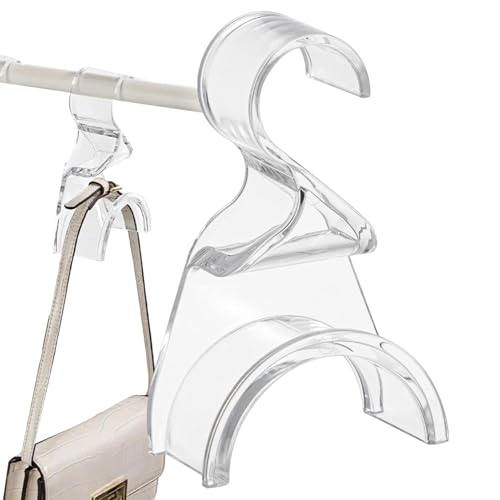 Handtaschenhaken für Schrank | Haken zum Aufhängen von Taschen, Handtaschenständer, Schrank-Organizer, Ständer aus Acryl, robuster Handtaschenständer, Ständer aus Acryl von Zvn Zojne