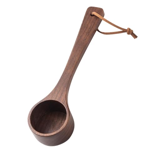 Holzschaufel, Kaffeelöffel aus Holz | Kaffeebohnen Messlöffel | Mehrzweck-Würzschaufel aus Holz für Einmachgläser, Kanister, Badesalz, Waschmittel von Zvn Zojne