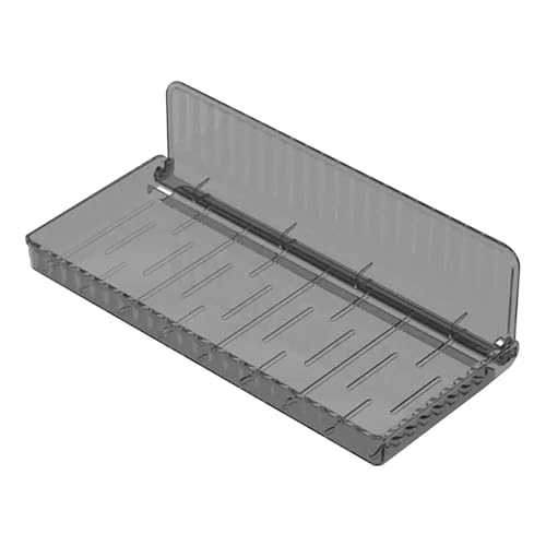 Klare Acrylregale, transparente Wandregale - Innovatives und robustes transparentes Acrylregal mit faltbarem Design, multifunktionaler Wandregal-Organizer ohne Poin von Zvn Zojne