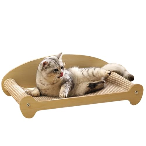 Kratzbett für Katzen im Innenbereich, Kratzmöbel für Katzen | Kratzsofakissen für Katzen, rutschfeste Kratzmatte aus natürlichem Sisal für Katzen, langlebig, für Krallenschleifen, Kratzbett für Katzen im Innenbereich, Kratzmöbel für Katzen | Kratzsofakissen für Katzen, rutschfeste Kratzmatte aus natürlichem Sisal für Katzen, langlebig, für Krallenschleifen, von Zvn Zojne