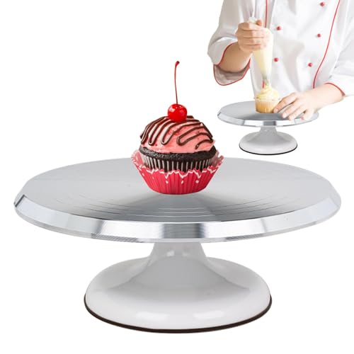 Kuchenständer – Drehteller für Kuchendekoration | Drehteller für Kuchendekoration | drehbarer Kuchendekorationsständer | leiser drehbarer Tortenständer | Drehbarer Kuchenständer | Tortenständer von Zvn Zojne