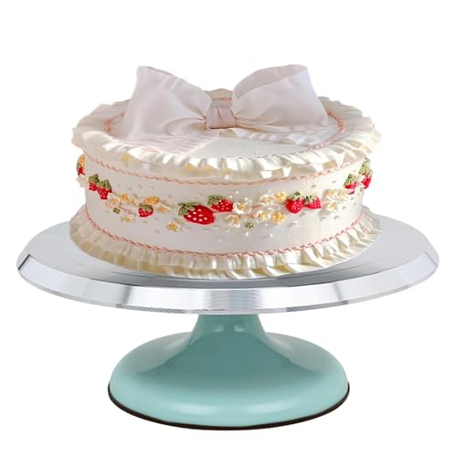 Kuchenständer – Drehteller für Kuchendekoration | Drehteller für Kuchendekoration | drehbarer Kuchendekorationsständer | leiser drehbarer Tortenständer | Drehbarer Kuchenständer | Tortenständer von Zvn Zojne