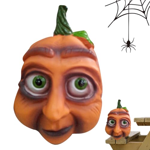 Künstliche Kürbisse, Gefälschte Kürbisse Bauernhof Dekoration Harz Kürbisse Dekoration Kürbis Deko Zubehör Desktop Figur für Innen Außen Dekoration von Zvn Zojne