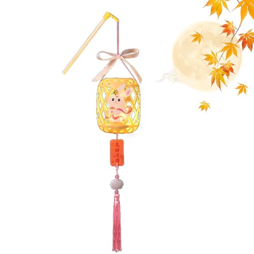 Laterne für Miniatur-Laternen, Bastelset für Kaninchenlaternen, Handlaterne, für den Außenbereich, vielseitig einsetzbar, für Festivals, Herbst, für den Innen- und Außenbereich Laterne für Miniatur-Laternen, Bastelset für Kaninchenlaternen, Handlaterne, für den Außenbereich, vielseitig einsetzbar, für Festivals, Herbst, für den Innen- und Außenbereich von Zvn Zojne