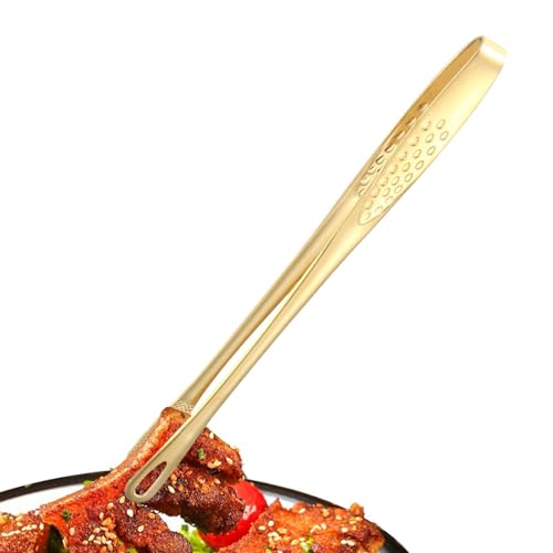 Lebensmittelzange aus Edelstahl – Lebensmittelzange | Multifunktionale Kochzange mit rutschfester Textur | Grillzange mit langem Griff zum Kochen | Kochpinzette, Zange von Zvn Zojne