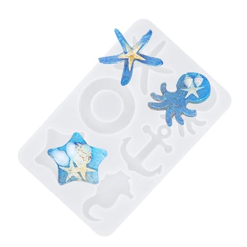 Muscheln Silikonformen – Fondantform für Meerestiere | Backformen Conch Seestern | Meerestiere Fondant Formen | Silikonform für Fondant Kuchen auf L von Zvn Zojne