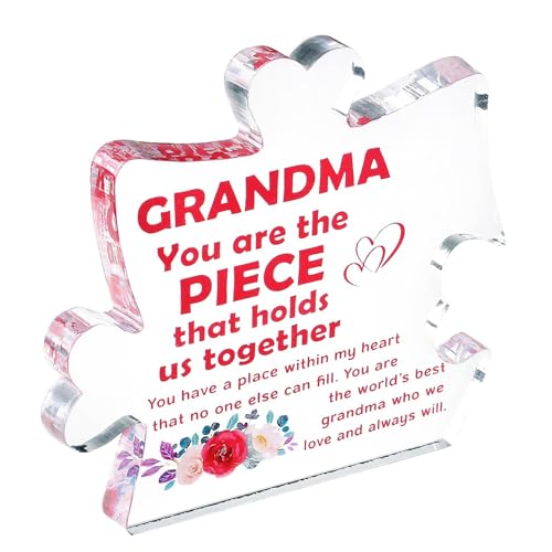 Oma Ornament für Oma, Oma Geburtstag Ornamente - Acrylplatten Souvenir Dekoration Muttertag Geburtstag Thanksgiving Weihnachten Muttertag Dekorationen Oma Ornament für Oma, Oma Geburtstag Ornamente - Acrylplatten Souvenir Dekoration Muttertag Geburtstag Thanksgiving Weihnachten Muttertag Dekorationen von Zvn Zojne
