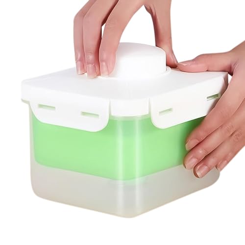 Paneer Press – Tofuu-Abtropfgestell | Tofuu-Sieb mit Abtropfschale und Deckel | Spülmaschinenfest Abtropfgestell Paneer | Lebensmittelsieb für Paneer, effiziente Tofuu-Presse, verbessert L von Zvn Zojne