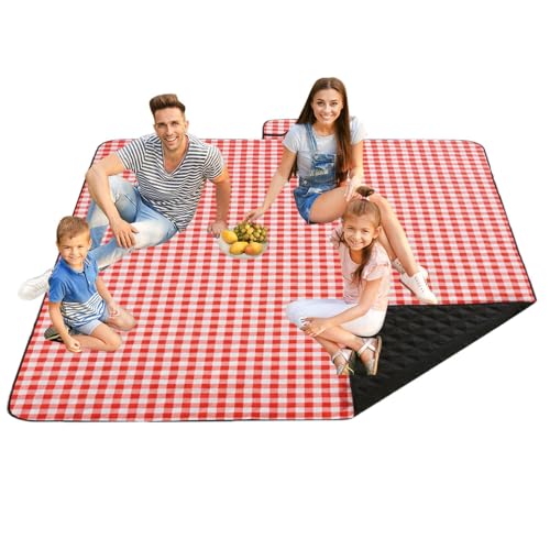 Picknickdecke, große Picknickdecke | faltbare Outdoordecke – große Strand-Picknickdecken, Picknick-Matte für den Außenbereich, faltbar und tragbar für Camping von Zvn Zojne