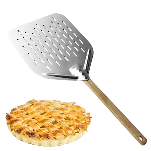 Pizzaschaufel, Pizzaofenwender mit 16 Zoll, Pizzapalette aus Holz mit Griff, antihaftbeschichteter Pizzaspatel, vielseitig, Pizza-Servierbrett, P von Zvn Zojne