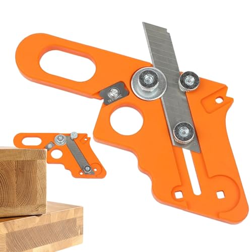 Rasentrimmer für Furnier – Rasentrimmer | Teleskop-Rasentrimmer mit Griff aus weichem Gummi | manueller Rasentrimmer mit gerader Kante, effizient für die Holzbearbeitung und die Verbesserung der L von Zvn Zojne