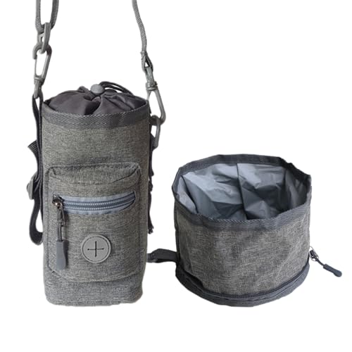 Reise-Hundenäpfe, faltbarer Hundenapf – Tragbarer Hundewassernapf, Wasser- und Futternapf aus Stoff | wasserdichte Haustierschüssel, Futternapf von Zvn Zojne