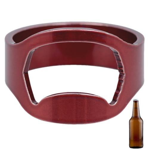Ring für Flaschenöffner – Ring für Flaschenöffner aus Edelstahl | drehbare Ringe für Bierflaschenöffner | Werkzeug für Bierbar, Schmuck, Ring, Flaschenöffner für Herren von Zvn Zojne