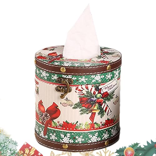 Runder Auto-Serviettenbehälter, Weihnachtstaschentuchbox-Abdeckung | moderner Stil Taschentuchbox-Organizer | Dekorative Taschentuchbox, Taschentuchbox für das Reisebummel Runder Auto-Serviettenbehälter, Weihnachtstaschentuchbox-Abdeckung | moderner Stil Taschentuchbox-Organizer | Dekorative Taschentuchbox, Taschentuchbox für das Reisebummel von Zvn Zojne