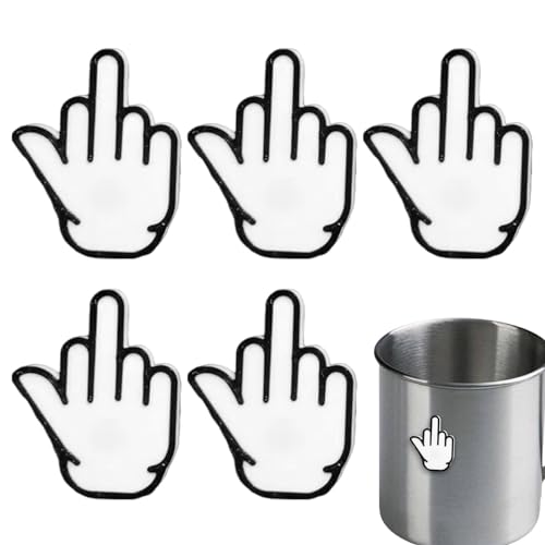 Saugnapf-Finger-Dekoration, lustige Saugnäpfe | Fingerschmuck aus Acryl - Zartes Spielzeug 5 Stück, lustiges Wohndekorationszubehör für P Schaufenster von Zvn Zojne