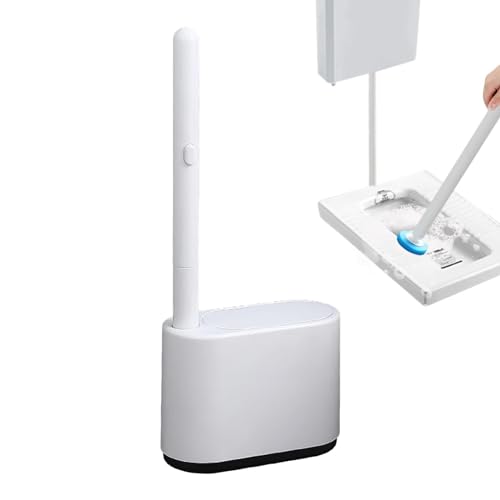 Scheuerbürste für Toilettenschüssel – Toilettenbürste mit ergonomischem Griff | Wandreinigungsbürste mit wasserlöslichem Bürstenkopf | Badezimmerbürste mit Schnellreinigung Scheuerbürste für Toilettenschüssel – Toilettenbürste mit ergonomischem Griff | Wandreinigungsbürste mit wasserlöslichem Bürstenkopf | Badezimmerbürste mit Schnellreinigung von Zvn Zojne