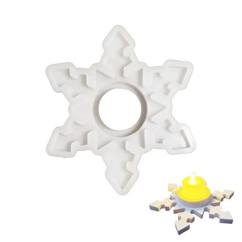 Schneeflocken Silikonformen Schneeflocken Harzform für Weihnachten Windlicht Harzform für Tischmitte Votivkerzentablett, Winterkerzenhalter, R Form Schneeflocken Silikonformen Schneeflocken Harzform für Weihnachten Windlicht Harzform für Tischmitte Votivkerzentablett, Winterkerzenhalter, R Form von Zvn Zojne