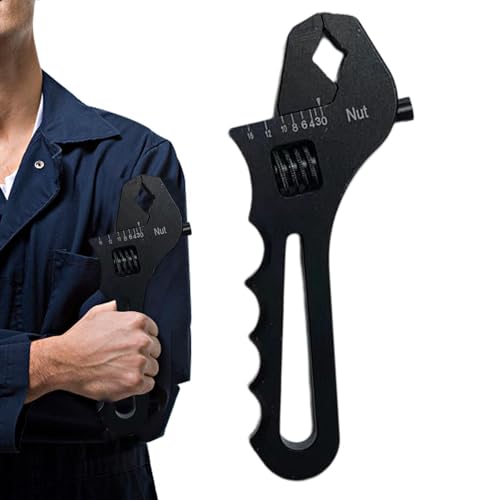 Schraubenschlüsselwerkzeug, Schraubenschlüssel aus Aluminiumlegierung, breite Maulschlüssel AN3-16 mit Griff, Sechskantschlüssel zum Schutz von Klempnern, Schlüssel für die Wartung, Reparatio von Zvn Zojne