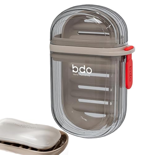 Seifenschale | Seifenschale | Badezimmer Seifenschalen auslaufsicher mit Deckel - Bad Seifenschale Bar Seifenstangenhalter für Duschraum von Zvn Zojne