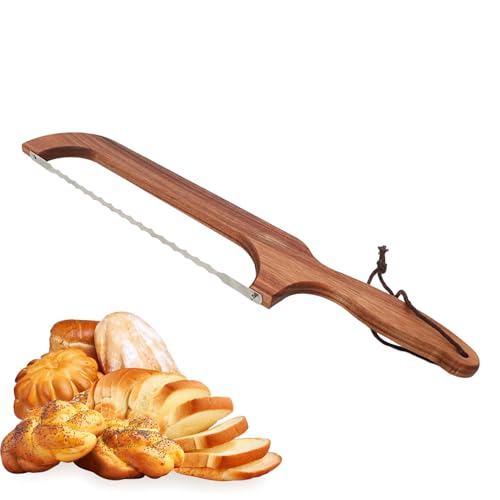 Selbstgemachte Säge, Sauerteigschneider, Sauerteigschneider, Sauerteigschneider zum Schneiden – tragbares Schneidwerkzeug für Baguettes, dünne Toasts, dicke Sandwiches Selbstgemachte Säge, Sauerteigschneider, Sauerteigschneider, Sauerteigschneider zum Schneiden – tragbares Schneidwerkzeug für Baguettes, dünne Toasts, dicke Sandwiches von Zvn Zojne