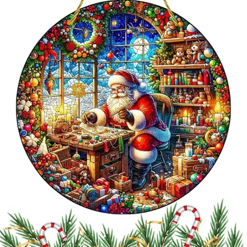 Sonnenfänger für Weihnachten – Hänge-Sonnenfänger aus Acryl | Gefärbter Sonnensensor Ornament | Farbiger Fenster-Sonnenfänger, Ornament, Dekoration für Haus, Weihnachten, Innenbereich, Decoratio von Zvn Zojne