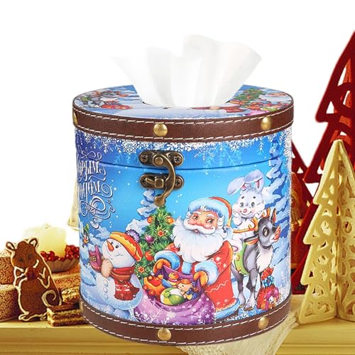 Taschentuchbox-Abdeckung, Weihnachtstaschentuchhalter | Kosmetiktuchbox-Organizer im modernen Stil | dekorative Taschentuchbox, Taschentuchbox für Auto und Haus Taschentuchbox-Abdeckung, Weihnachtstaschentuchhalter | Kosmetiktuchbox-Organizer im modernen Stil | dekorative Taschentuchbox, Taschentuchbox für Auto und Haus von Zvn Zojne