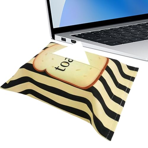 Taschentuchhalter, Taschentuchbox-Deckel, dekorativer Taschentuch-Organizer, bedruckt mit Croissants und Toasts für den Schreibtisch, kreative dekorative Taschentuchbox zum Aufhängen, für Badezimmer Taschentuchhalter, Taschentuchbox-Deckel, dekorativer Taschentuch-Organizer, bedruckt mit Croissants und Toasts für den Schreibtisch, kreative dekorative Taschentuchbox zum Aufhängen, für Badezimmer von Zvn Zojne