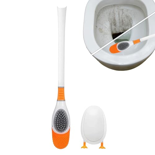 Toilettenbürste für Badezimmer, Toilettenbürste, WC-Reiniger in Entenform – Toilettenbürste, Toilettenbürsten-Set von Zvn Zojne