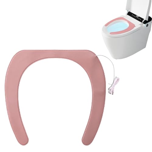 Toilettensitzwärmer, Toilettensitzwärmer – wiederverwendbare Toilettensitze | komfortable und waschbare USB-Heizung, schnelle und konstante Erwärmung, einfache Installation, Sitzheizung von Zvn Zojne