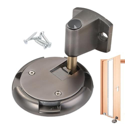 Türstopper für unten – mechanischer, leiser Türstopper | robuster Bodentürhalter | mechanischer Türstopper am Boden | Türstopper, Bodentürstopper für Schlafzimmer-Schlafzimmer von Zvn Zojne