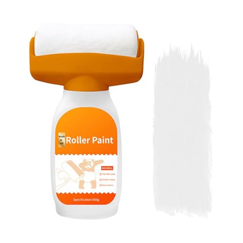 Wandreparaturbürste – Rolle für Wandreparaturpaste 500 g | 2-in-1-Reparaturpinsel für Wandfarbe mit kleiner Rolle | tragbare Wandreparaturrolle | von Zvn Zojne