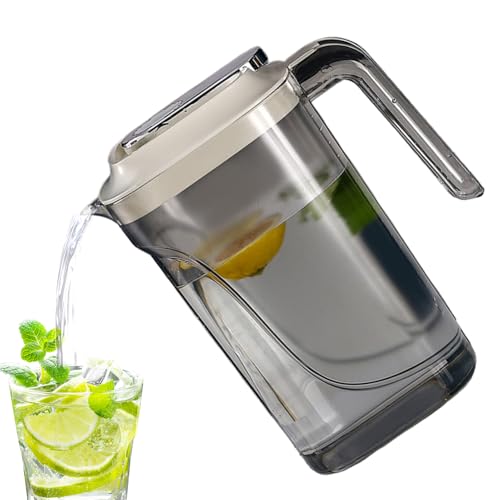 Wasserflasche für Kühlschrank – Wasserspender für Kühlschrank 2200 ml | Wasserspender in Lebensmittelqualität für Kühlschrank | Platzsparender Wasserbehälter für Flaschen von Zvn Zojne