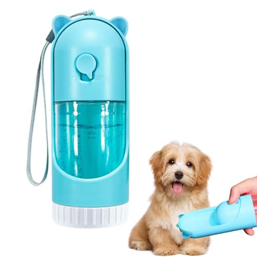Wasserflaschenschale für Hunde, herausziehbare Wasserflaschen für Haustiere, 220 ml, tragbarer Wasserbecher für Hunde mit Aktivkohlefilter, Retro-Trinkflaschenspender Wasserflaschenschale für Hunde, herausziehbare Wasserflaschen für Haustiere, 220 ml, tragbarer Wasserbecher für Hunde mit Aktivkohlefilter, Retro-Trinkflaschenspender von Zvn Zojne