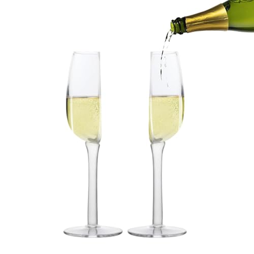 Weingläser für Rotwein, Rotweinglas | 2 x Weinbecher mit langem , halbtransparent, Weinglas, zweigeteilt, Weinglas in halber Form für zu Hause, von Zvn Zojne