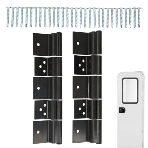 Wohnmobil-Türscharniere – 2 Reibscharniere für Wohnwagentür | Türscharnier-Set für Wohnmobile Eingangstür | Ersatzteile für Türscharniere | Scharnier-Set von Zvn Zojne