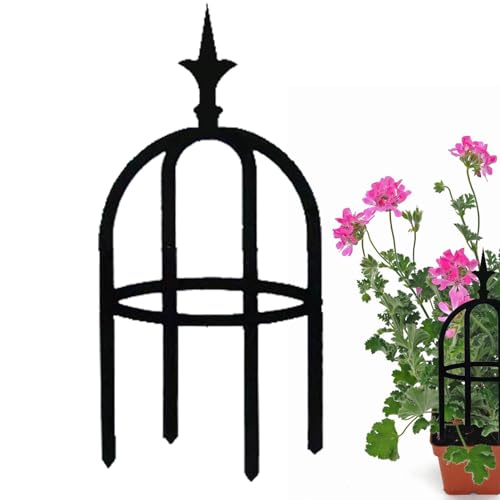 Zvn Zojne 90 cm Rankgitter für Kletterpflanzen im Freien, Gartengitter aus Metall, Halterung für Kletterpflanzen im Freien, einfach zu installieren, hohe Pflanzenstütze, beständig von Zvn Zojne