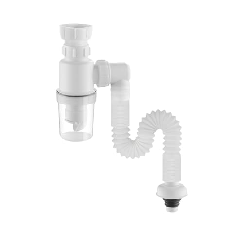 Zvn Zojne Adapter für Abflussschlauch, flexibler Abflussschlauch für Spülbecken, ausziehbar, für Beckenabwasserrohre, verstellbar von Zvn Zojne