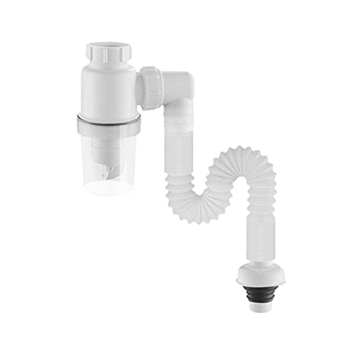 Zvn Zojne Adapter für Abflussschlauch, flexibler Abflussschlauch für Spülbecken, ausziehbar, für Beckenabwasserrohre, verstellbar von Zvn Zojne