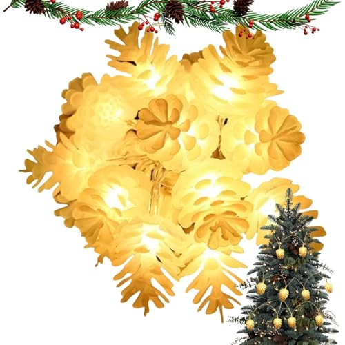 Zvn Zojne Weihnachts-Lichterketten – Weihnachtslichter in Form von | LED-Weihnachtsbaum-dekorative Lichter | Weihnachtslichterketten im Freien, flexible Vorhänge, für Terrasse, Zimmer von Zvn Zojne