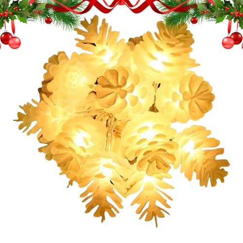 Zvn Zojne Weihnachts-Lichterketten – Weihnachtslichter in Form von | LED-Weihnachtsbaum-dekorative Lichter | Weihnachtslichterketten im Freien, flexible Vorhänge, für Terrasse, Zimmer von Zvn Zojne