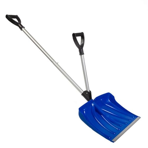2-in-1-Mehrzweck-Schneeschaufel aus leichtem Aluminium mit abnehmbarem Griff zum Entfernen, kompakte Aufbewahrung, Schaufel, Aluminiumlegierung von ZwaitL